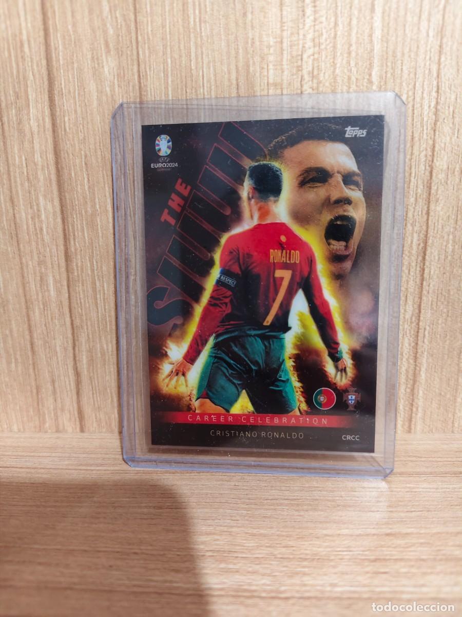 Cromos de f&uacute;tbol: CRCC EURO 2024 TOPPS CRISTIANO RONALDO - THE SIUUU PORTUGAL MATCH ATTAX 24 EUROCOPA CELEBRATION