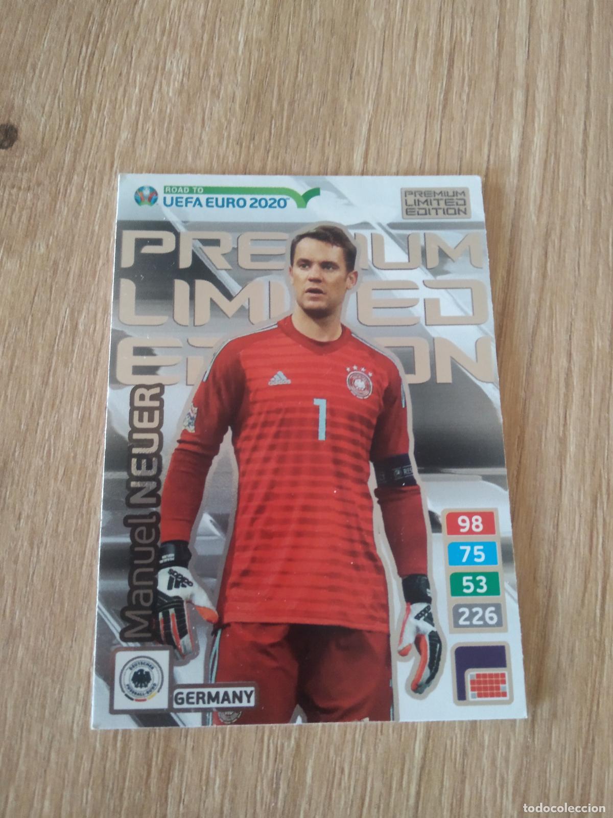 Cromos de f&uacute;tbol: NEUER ALEMANIA EDICION LIMITADA CROMO FUTBOL PANINI ADRENALYN ROAD TO EURO 2020 CAMINO EUROCOPA