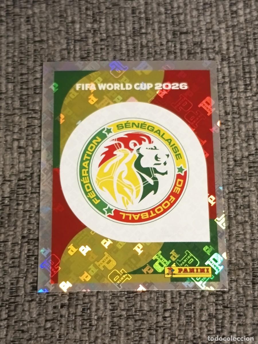 Football Stickers: ESCUDO SENEGAL SEN 1 STICKER MUNDIAL 2026 PANINI FIFA WORLD CUP NUEVO