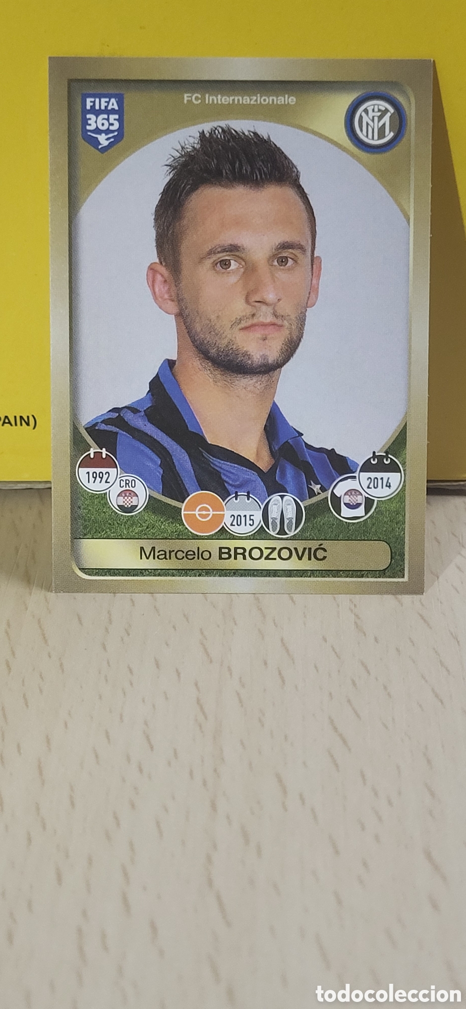 Cromos de Futebol: BROZOVIC INTER N&ordm; 199 ALBUM FIFA 365 2016 2017 16 17 PANINI