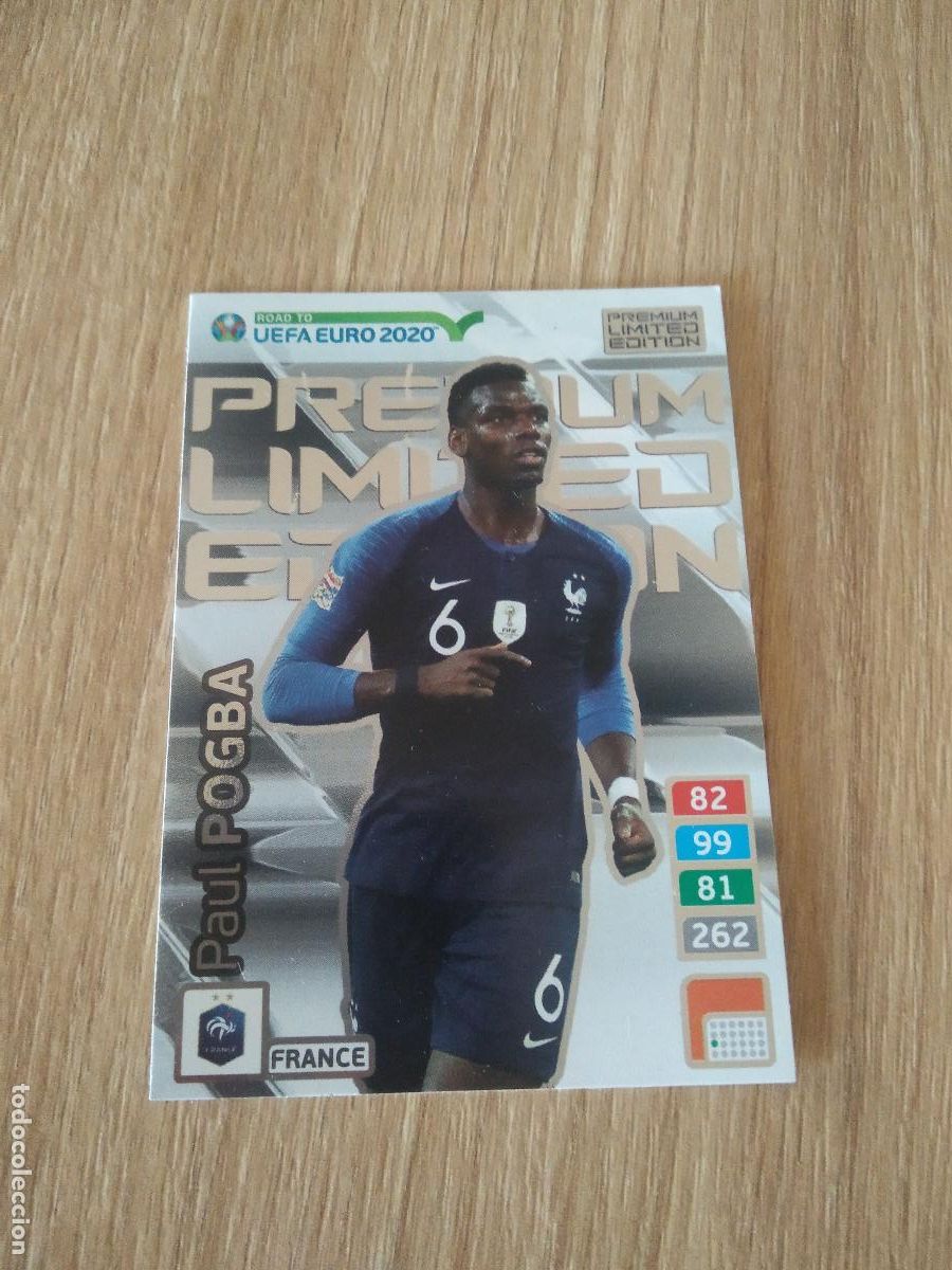 Cromos de F&uacute;tbol: POGBA FRANCIA EDICION LIMITADA CROMO FUTBOL PANINI ADRENALYN ROAD TO EURO 2020 CAMINO EUROCOPA