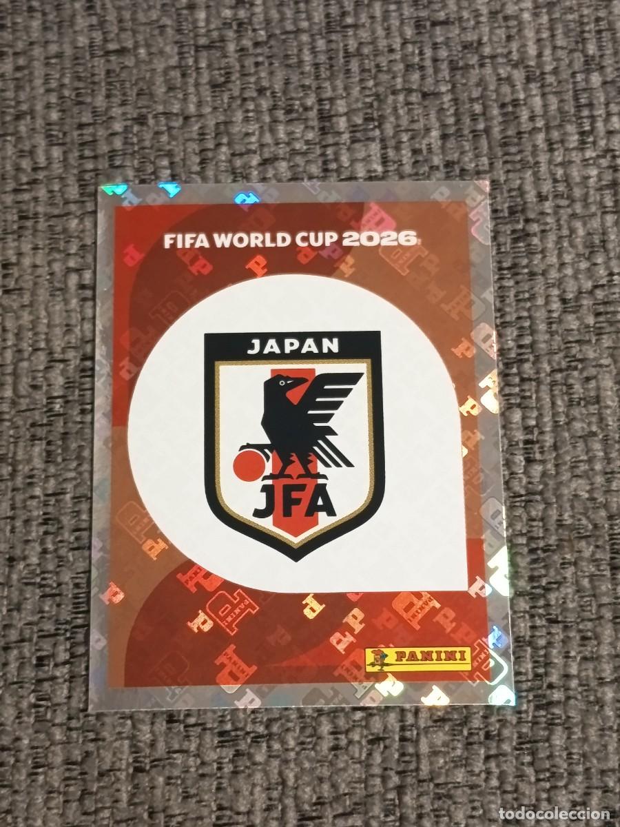 Cromos de F&uacute;tbol: ESCUDO JAPON JPN 1 STICKER MUNDIAL 2026 PANINI FIFA WORLD CUP NUEVO