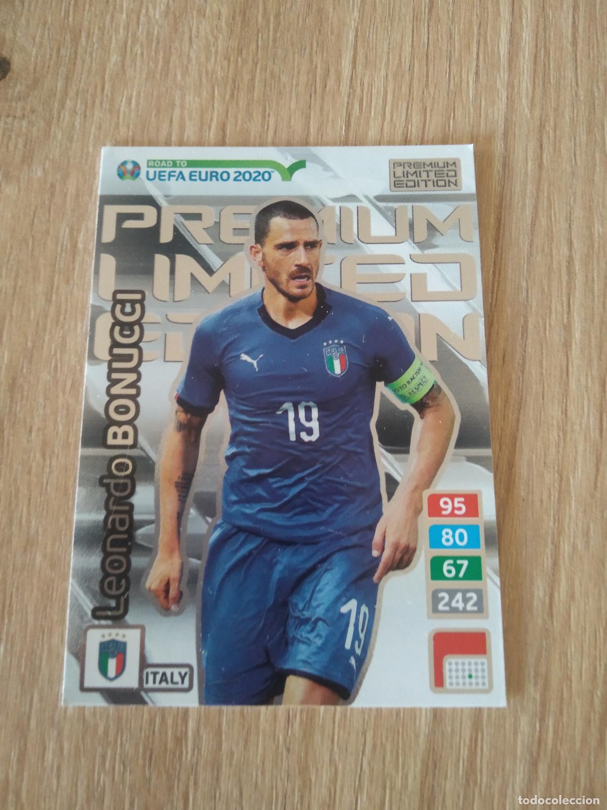 Cromos de F&uacute;tbol: BONUCCI ITALIA EDICION LIMITADA CROMO FUTBOL PANINI ADRENALYN ROAD TO EURO 2020 CAMINO EUROCOPA