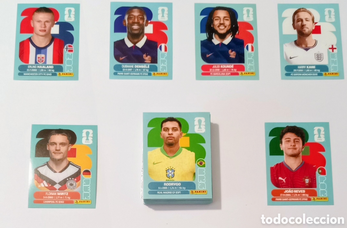 Cromos de F&uacute;tbol: Lote de 100 Cromos Panini Mundial 2026