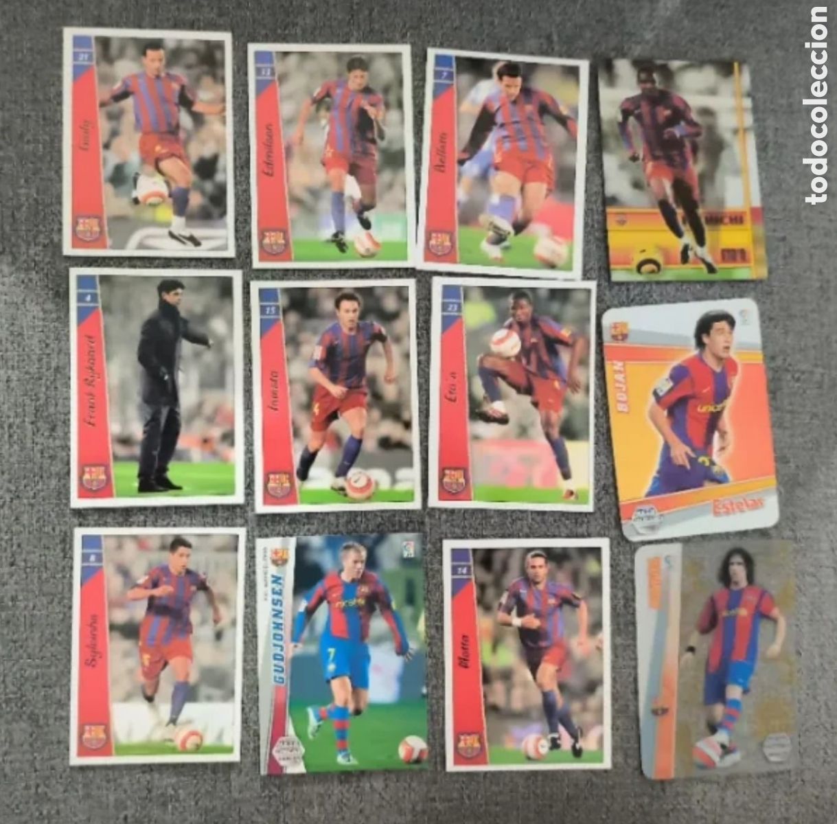 Cromos de Futebol: Fichas t&eacute;cnicas del Bar&ccedil;a