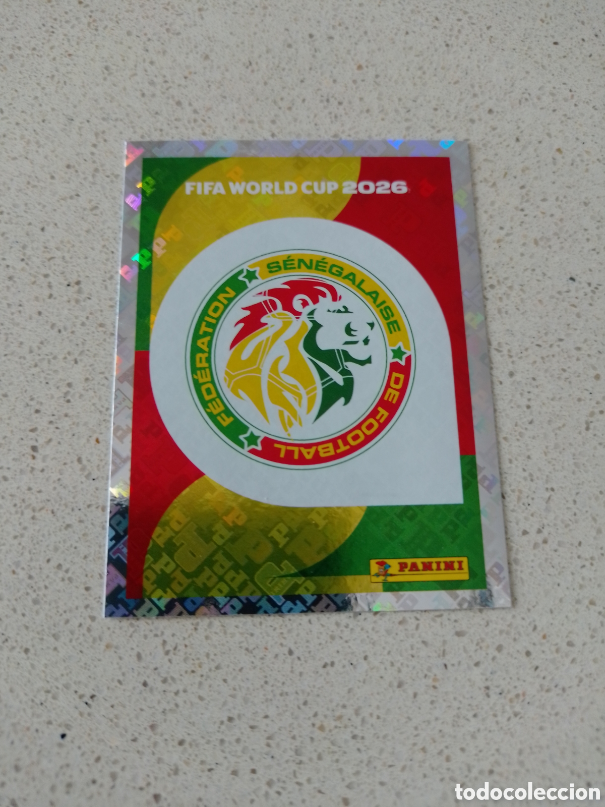 Cromos de Futebol: CROMO NUMERO 1 ESCUDO SENEGAL. MUNDIAL 2026. PANINI.