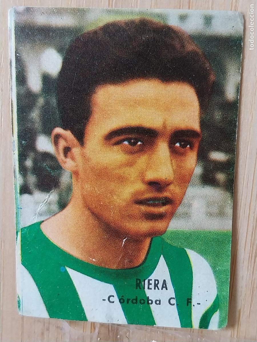 Figurine di Calcio: RIERA CORDOBA LIGA 1966 66 67 ED FHER CROMO SIN PEGAR NUNCA ORIGINAL