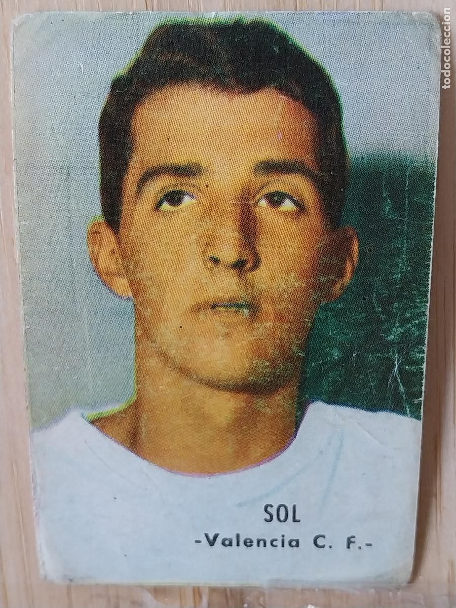 Cromos de f&uacute;tbol: SOL VALENCIA LIGA 1966 66 67 ED FHER CROMO SIN PEGAR NUNCA ORIGINAL