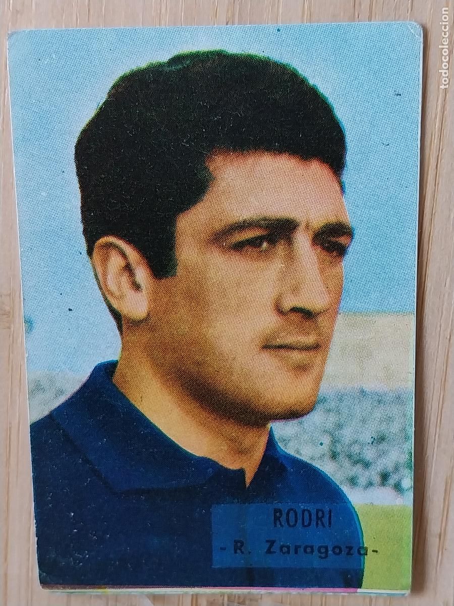 Cromos de f&uacute;tbol: RODRI ZARAGOZA LIGA 1966 66 67 ED FHER CROMO SIN PEGAR NUNCA ORIGINAL