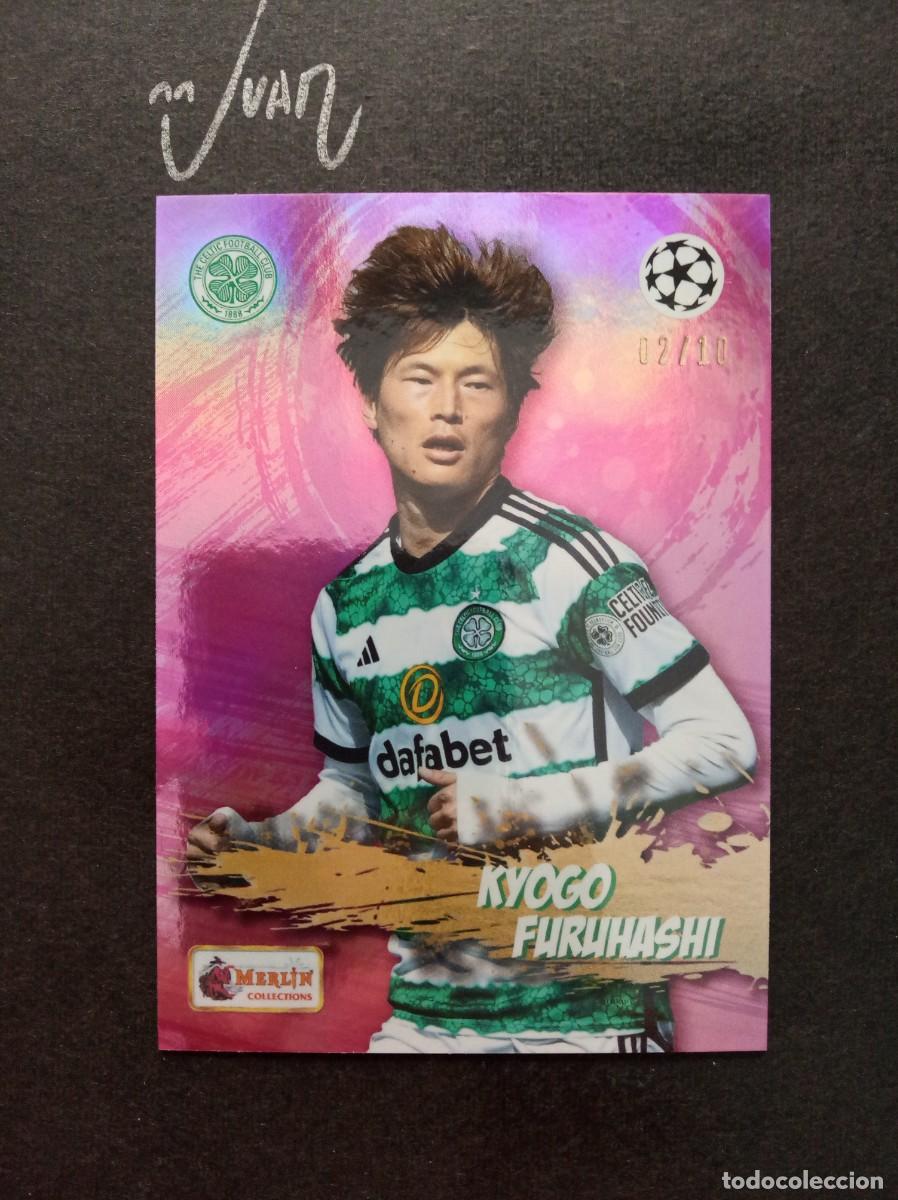 Cromos de f&uacute;tbol: NUMERADA A #/10 FURUHASHI CELTIC JAPON MUNDIAL 2026 ⚽ TOPPS &reg; MERLIN HERITAGE 2023 2024 23 24 NUEVO