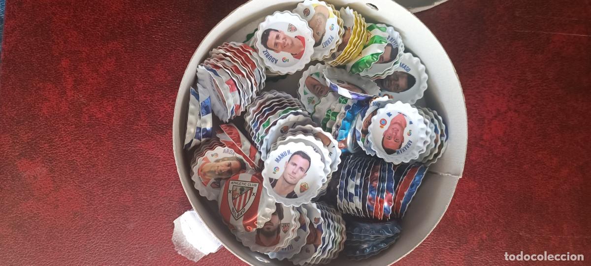 Cromos de F&uacute;tbol: 145 Grefuchapas Liga BBVA 2013-14 - Futbol m&aacute;s de 65 diferentes, se ven en la foto.