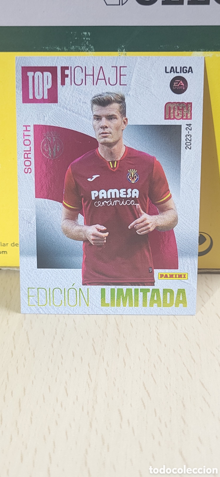 Cromos de Futebol: SORLOTH VILLARREAL TOP FICHAJE LA LIGA MGK 2023 2024 23 24 EDICION LIMITADA PANINI