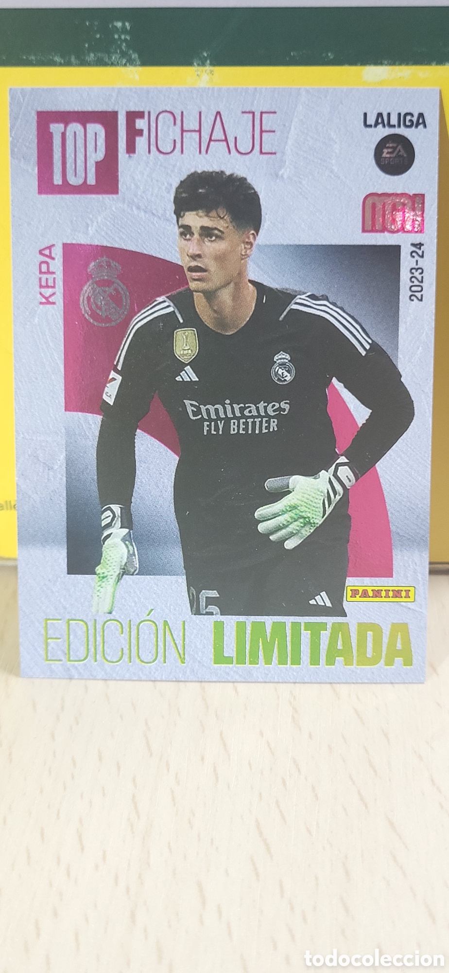Cromos de Futebol: KEPA REAL MADRID TOP FICHAJE LA LIGA MGK 2023 2024 23 24 EDICION LIMITADA PANINI
