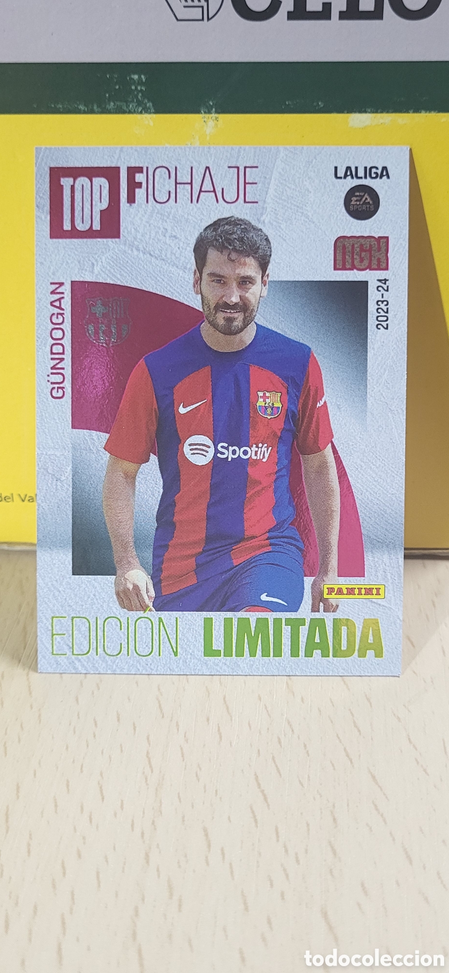 Cromos de f&uacute;tbol: GUNDOGAN FC BARCELONA BAR&Ccedil;A TOP FICHAJE LA LIGA MGK 2023 2024 23 24 EDICION LIMITADA PANINI