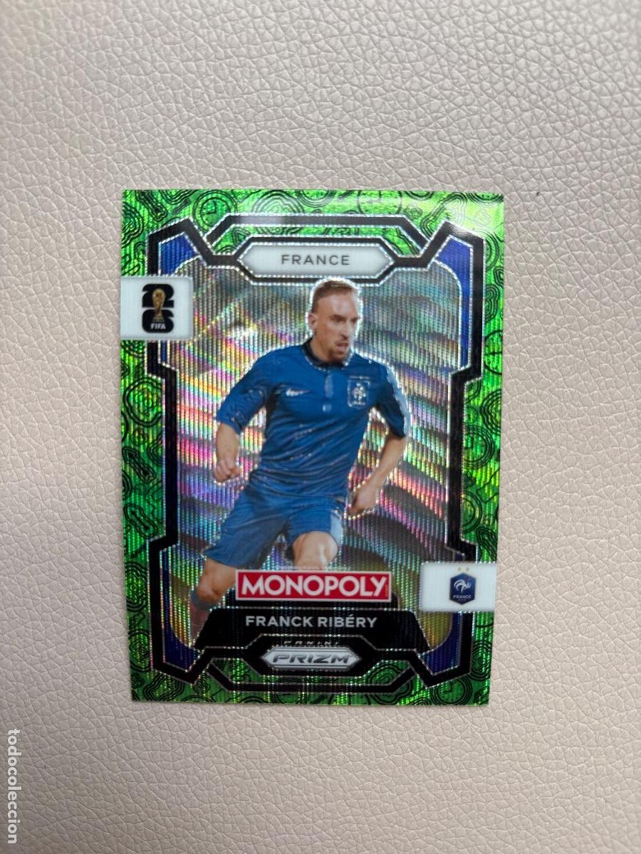 Football Stickers: 21. CROMO FRANCK RIBERY PARALELA N 8 PRIZM MONOPOLY WORLD CUP 2026