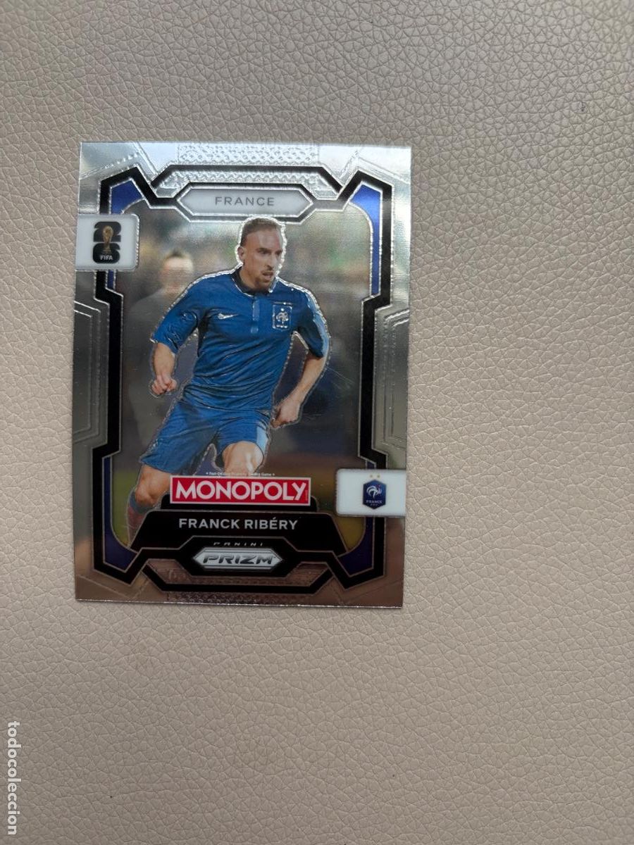 Football Stickers: 21. CROMO FRANCK RIBERY N 8 PRIZM MONOPOLY WORLD CUP 2026