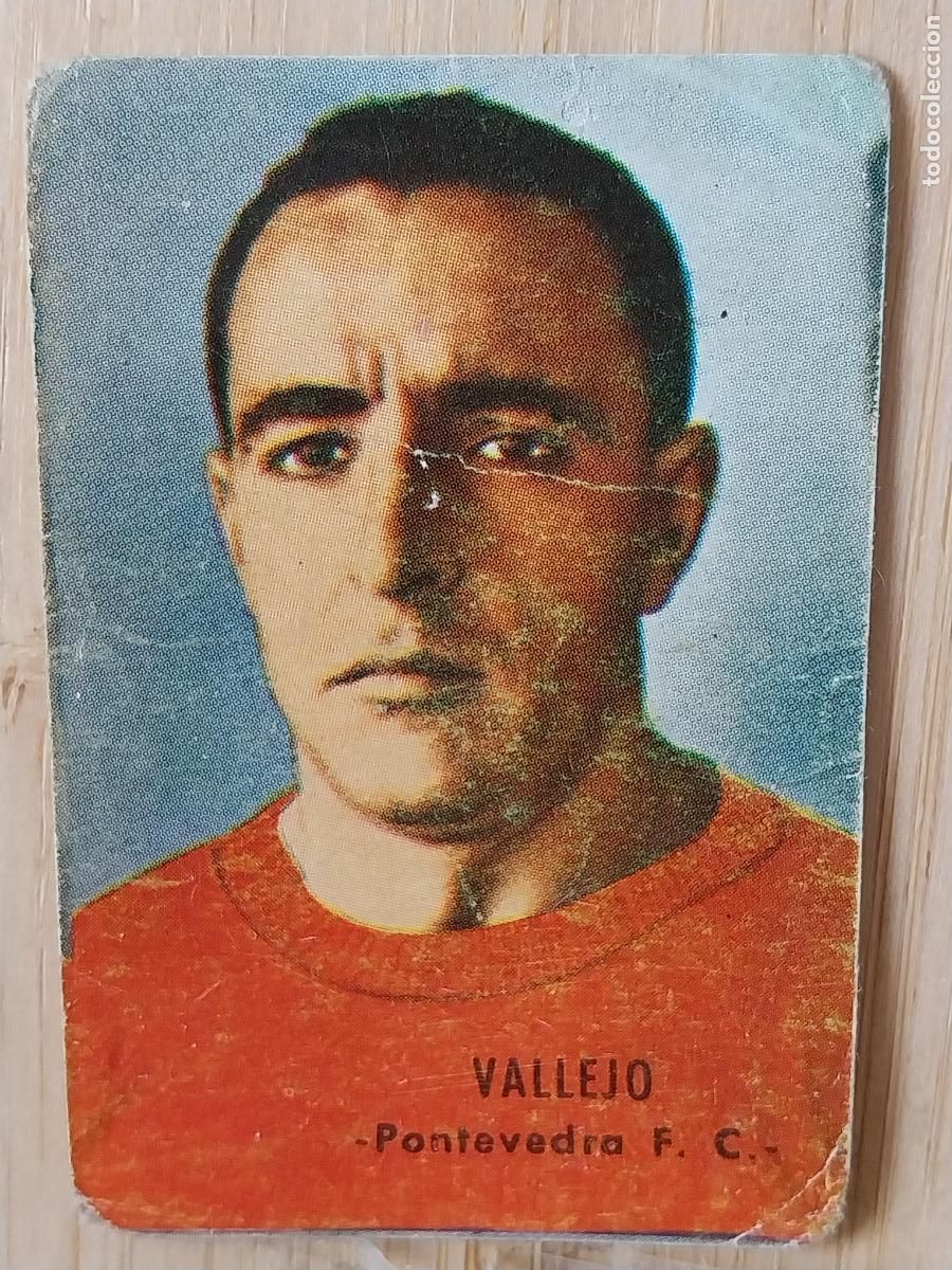 Cromos de F&uacute;tbol: VALLEJO PONTEVEDRA LIGA 1966 66 67 ED FHER CROMO SIN PEGAR NUNCA ORIGINAL *