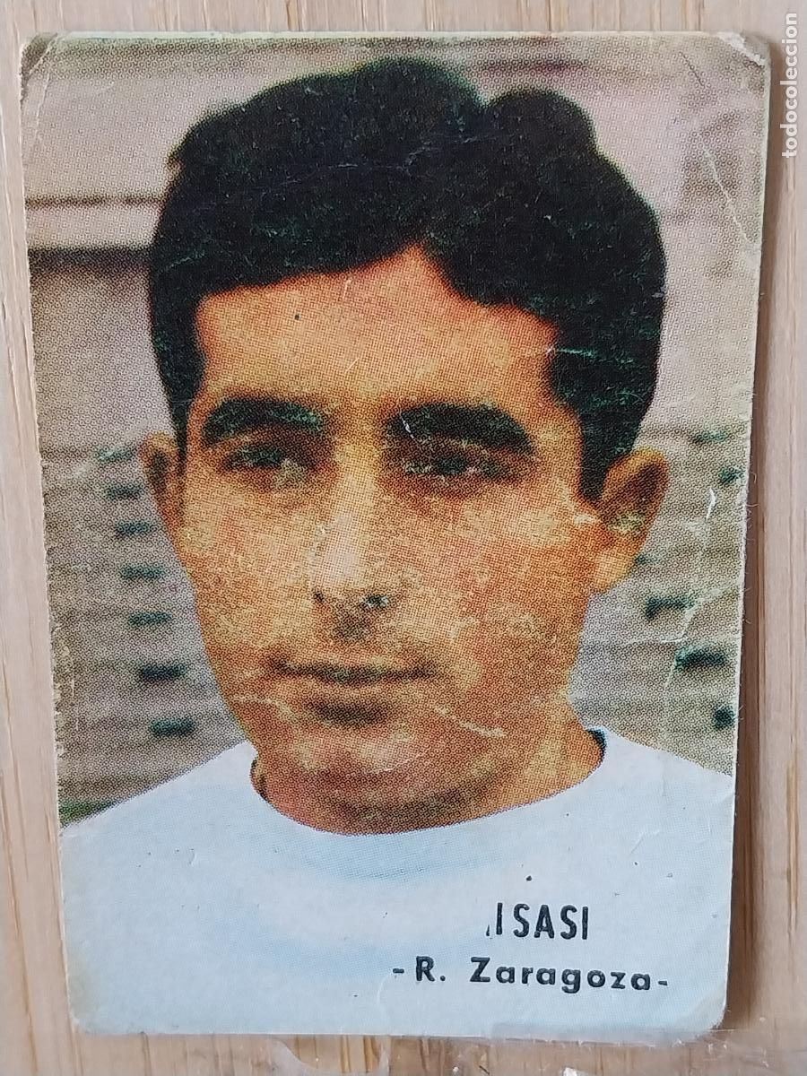 Cromos de F&uacute;tbol: ISASI ZARAGOZA LIGA 1966 66 67 ED FHER CROMO SIN PEGAR NUNCA ORIGINAL *