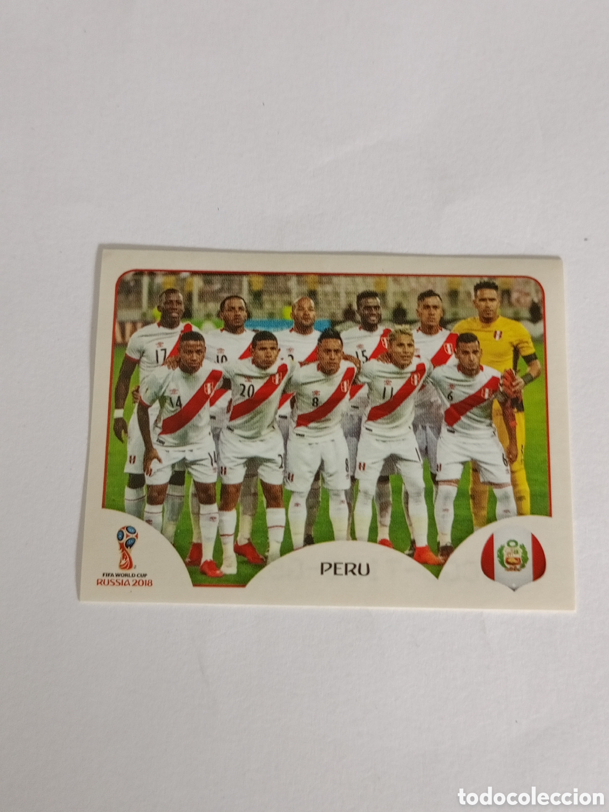 Cromos de F&uacute;tbol: N&ordm; 221 TEAM EQUIPO - PERU - VERSION ROSA PINK - MUNDIAL DE FUTBOL RUSSIA 2018 WC FIFA WORLD PANINI
