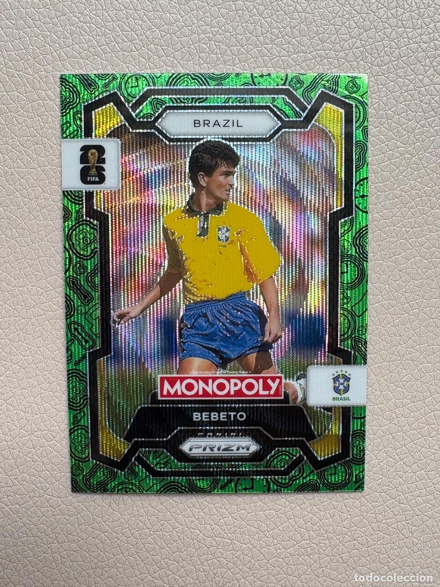 Cromos de F&uacute;tbol: 21. CROMO BEBETO PARALELA N 20 PRIZM MONOPOLY WORLD CUP 2026