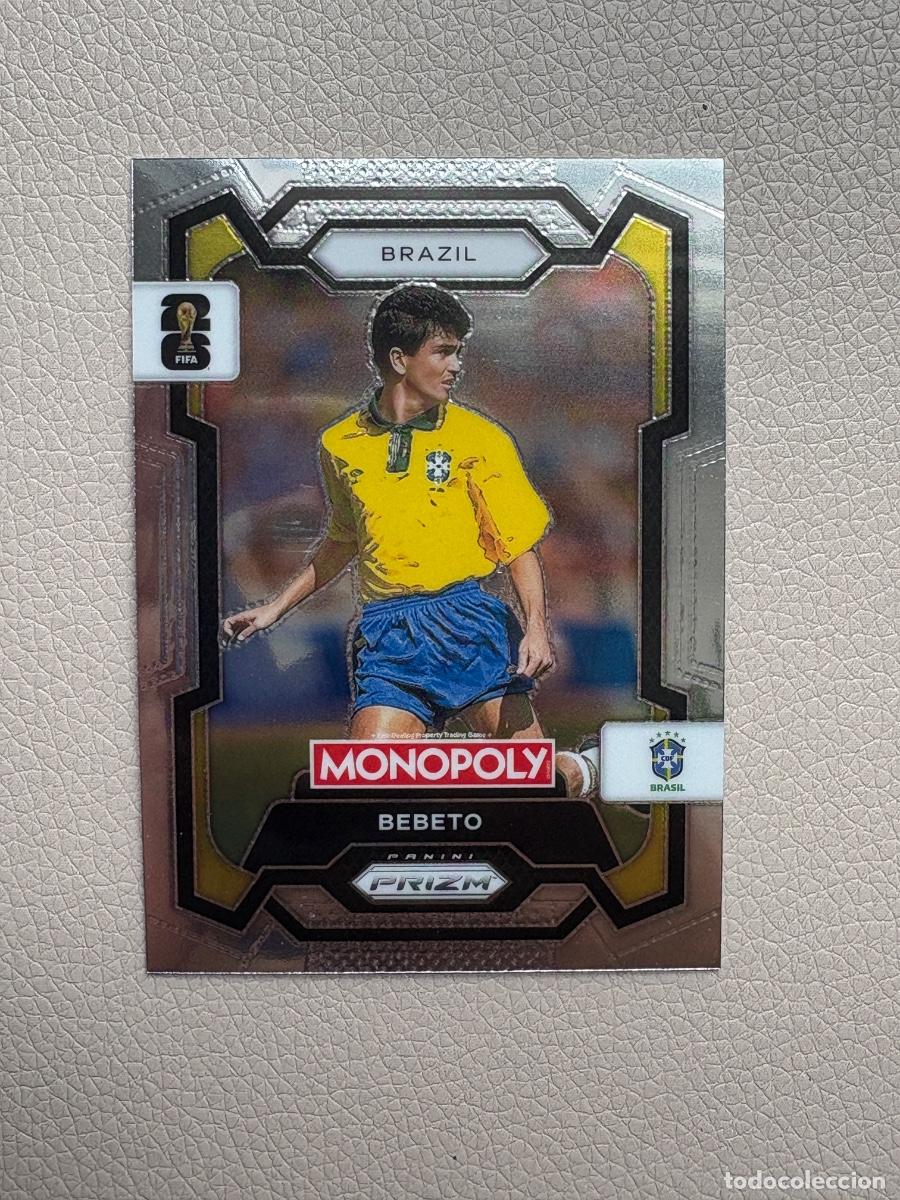 Cromos de F&uacute;tbol: 21. CROMO BEBETO N 20 PRIZM MONOPOLY WORLD CUP 2026
