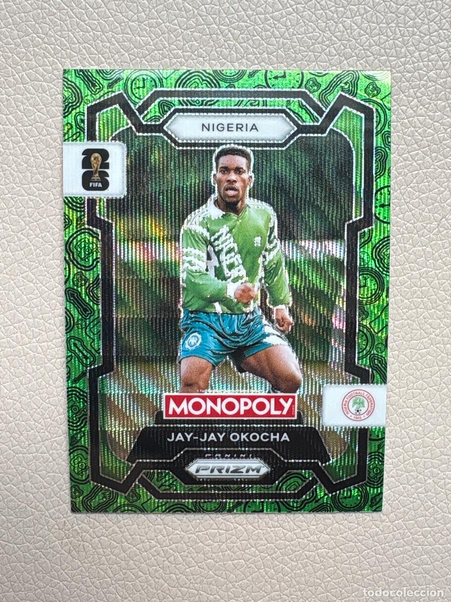 Cromos de F&uacute;tbol: 21. CROMO JAY -JAY OKOCHA N 82 PARALELA PRIZM MONOPOLY WORLD CUP 2026