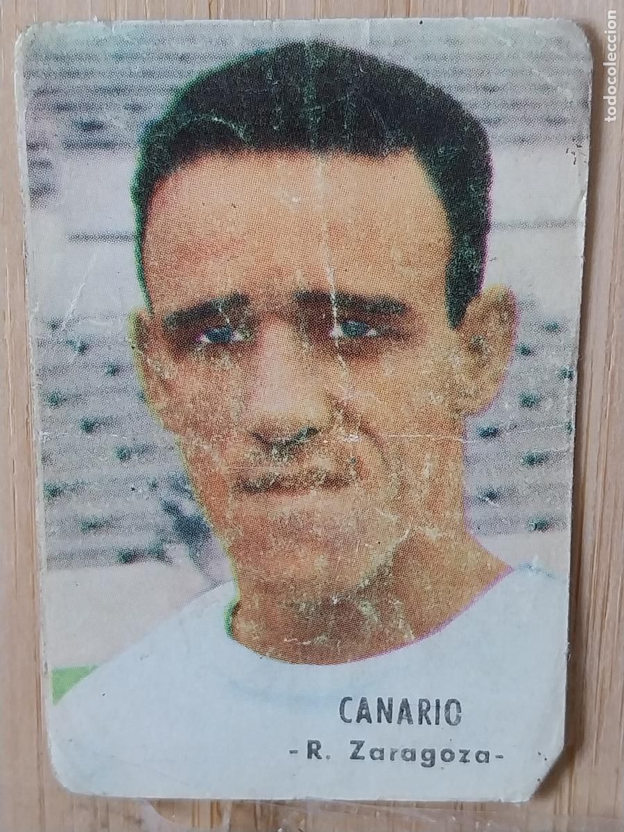 Cromos de F&uacute;tbol: CANARIO ZARAGOZA LIGA 1966 66 67 ED FHER CROMO SIN PEGAR NUNCA ORIGINAL *