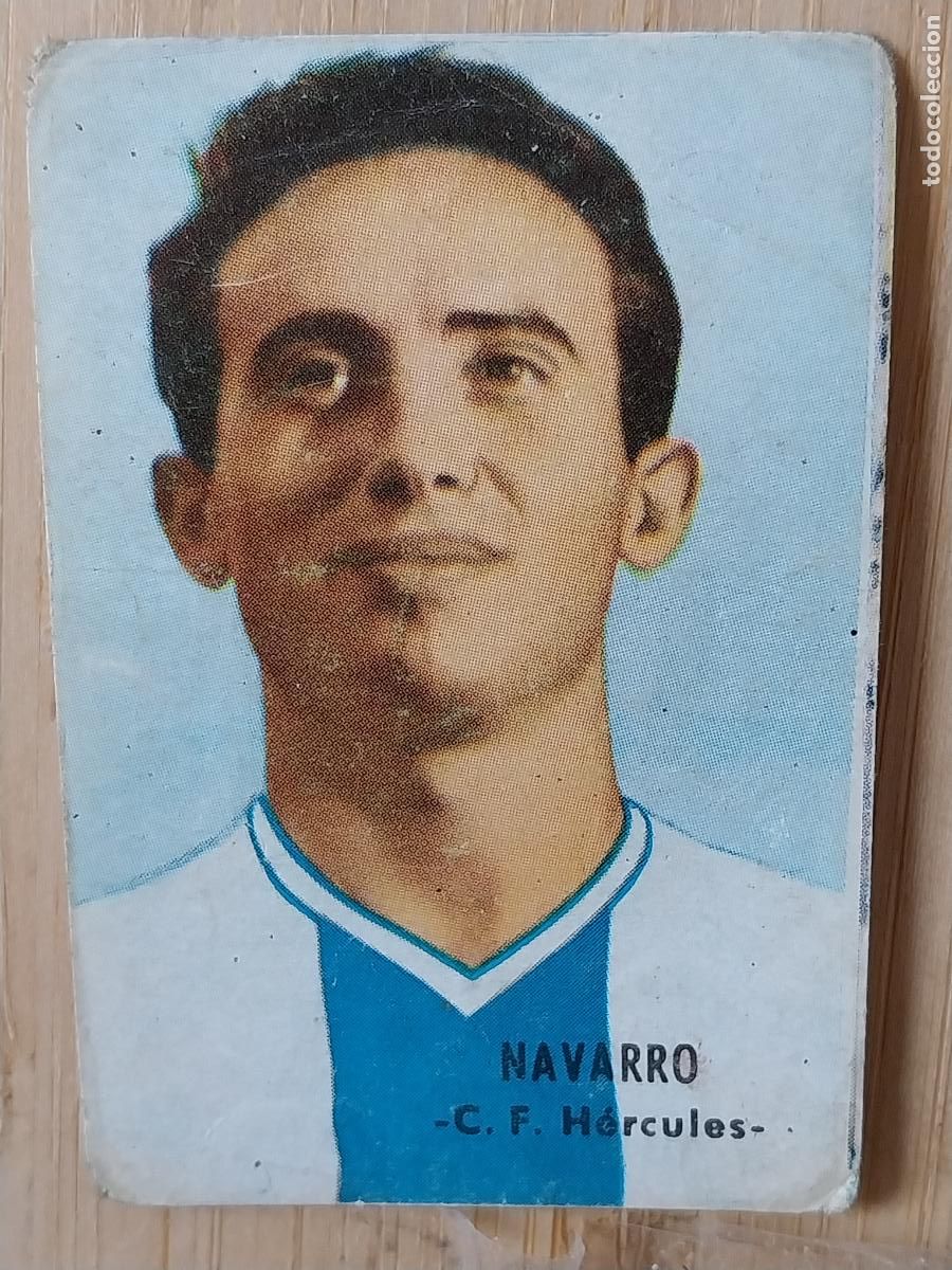 Cromos de Futebol: NAVARRO HERCULES LIGA 1966 66 67 ED FHER CROMO SIN PEGAR NUNCA ORIGINAL *