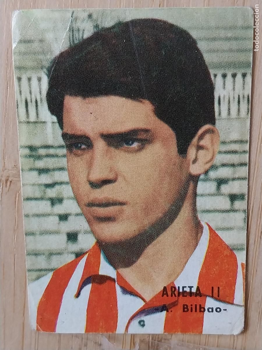 Cromos de Futebol: ARIETA II ATHLETIC BILBAO LIGA 1966 66 67 ED FHER CROMO SIN PEGAR NUNCA ORIGINAL *