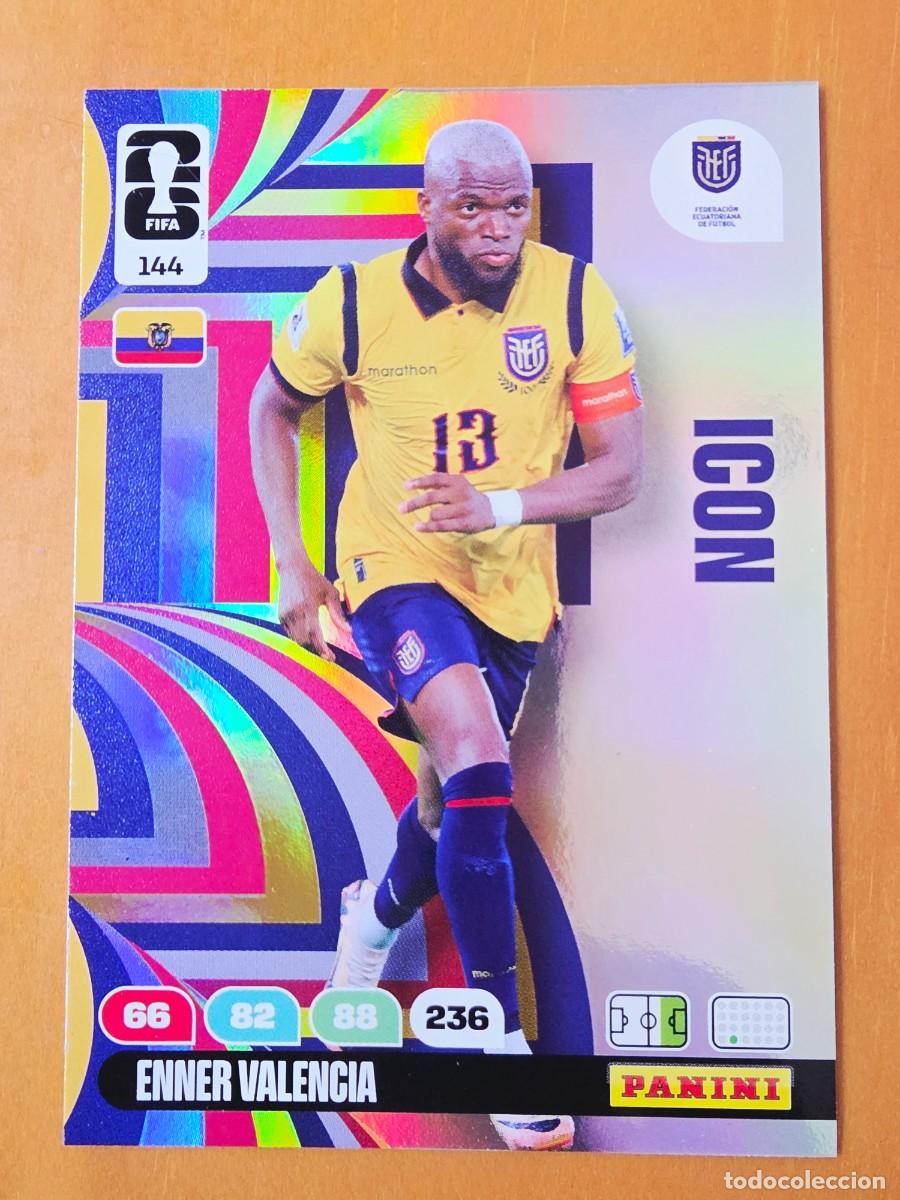Cartes &agrave; collectionner de Football: 144 Enner Valencia, Icon, Ecuador, Adrenalyn XL Fifa World Cup 2026 Mundial 26