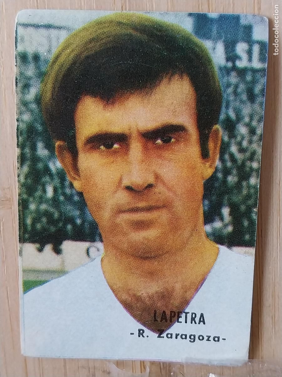 Cartes &agrave; collectionner de Football: LAPETRA ZARAGOZA LIGA 1966 66 67 ED FHER CROMO SIN PEGAR NUNCA ORIGINAL *