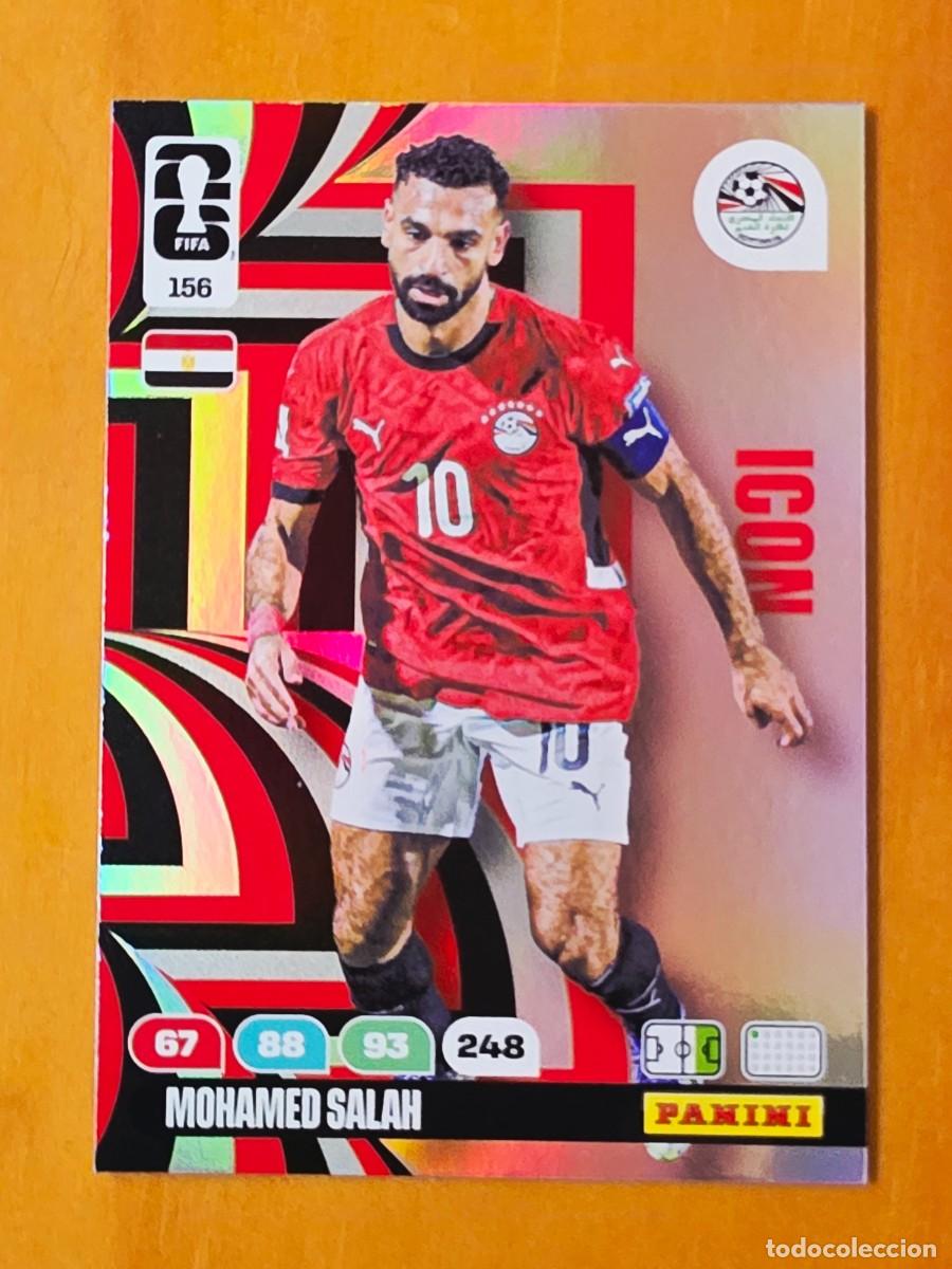 Cartes &agrave; collectionner de Football: 156 Mohamed Salah, Icon, Egipto, Adrenalyn XL Fifa World Cup 2026 Mundial 26