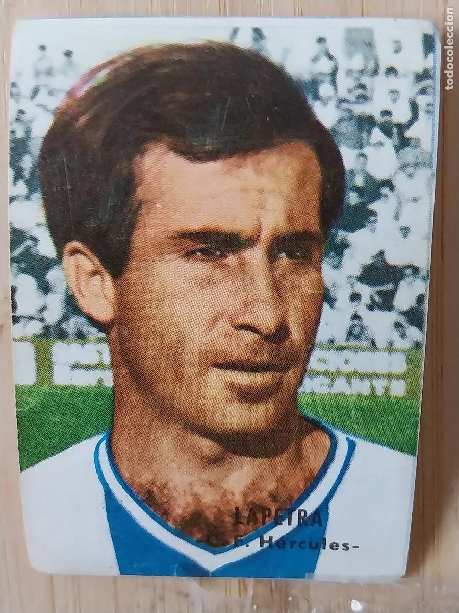 Cartes &agrave; collectionner de Football: LAPETRA HERCULES LIGA 1966 66 67 ED FHER CROMO SIN PEGAR NUNCA ORIGINAL *