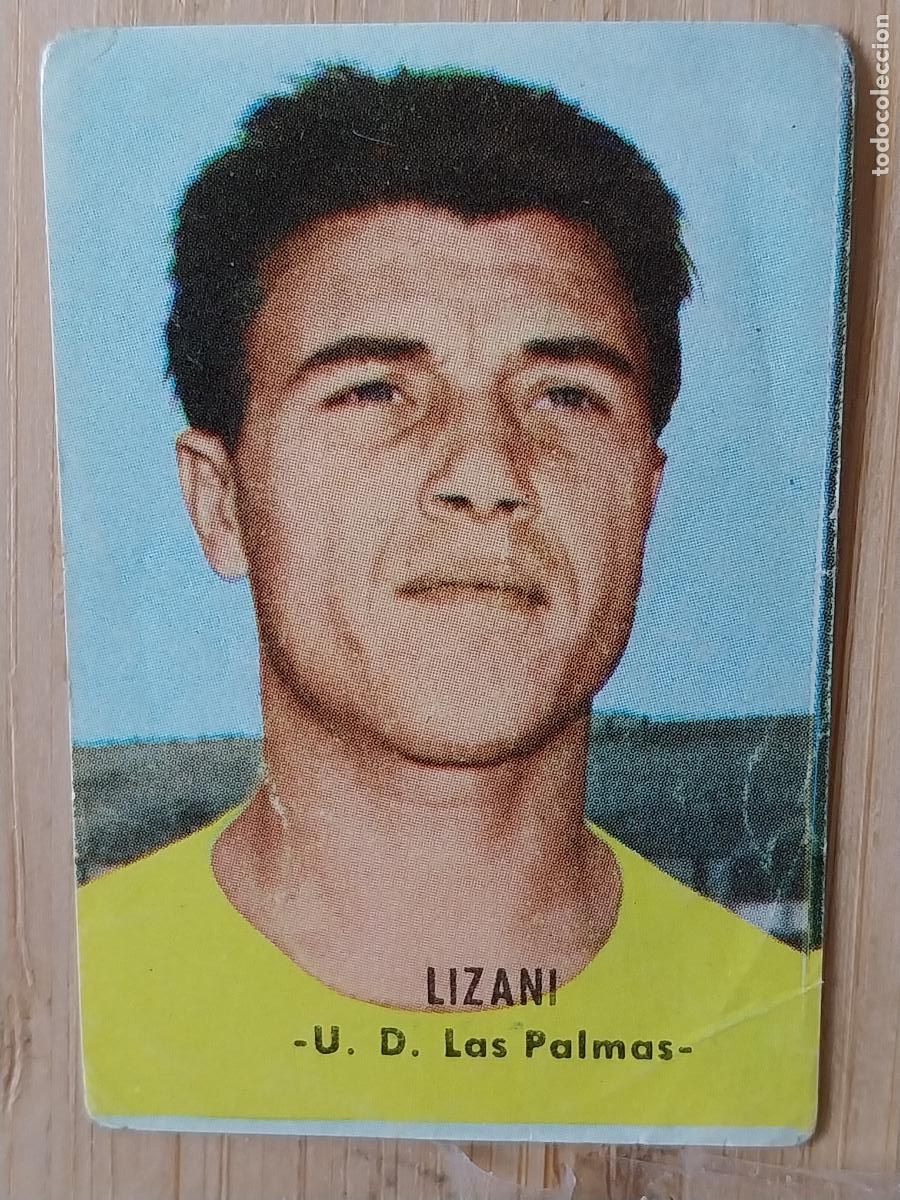 Cromos de F&uacute;tbol: LIZANI LAS PALMAS LIGA 1966 66 67 ED FHER CROMO SIN PEGAR NUNCA ORIGINAL *
