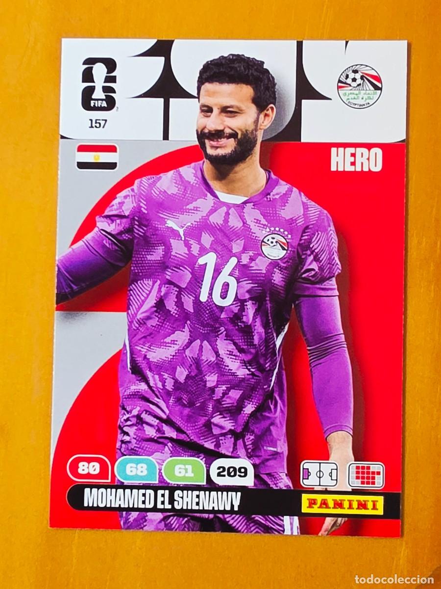 Cartes &agrave; collectionner de Football: 157 Mohamed El Shenawy, Hero, Egipto, Adrenalyn XL Fifa World Cup 2026 Mundial 26
