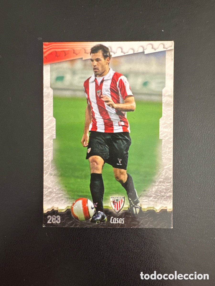 Cartes &agrave; collectionner de Football: CASAS ATHLETIC DE BILBAO NUMERO 283 MUNDICROMO 2008 LAS FICHAS DE LA LIGA 2009