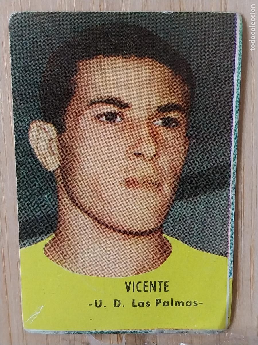 Cromos de f&uacute;tbol: VICENTE LAS PALMAS LIGA 1966 66 67 ED FHER CROMO SIN PEGAR NUNCA ORIGINAL *