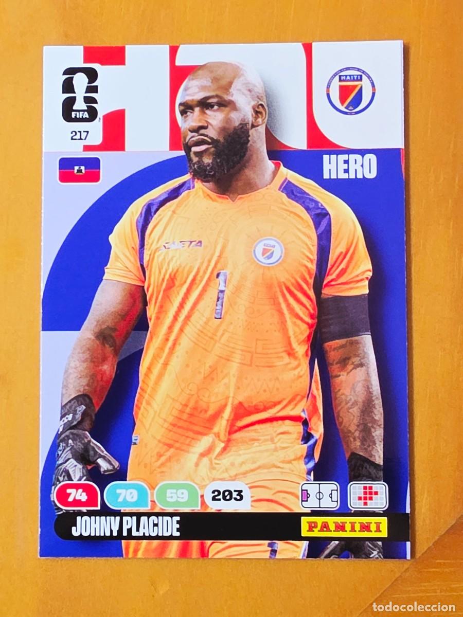 Figurine di Calcio: 217 Johny Placide, Hero, Hait&iacute;, Adrenalyn XL Fifa World Cup 2026 Mundial 26