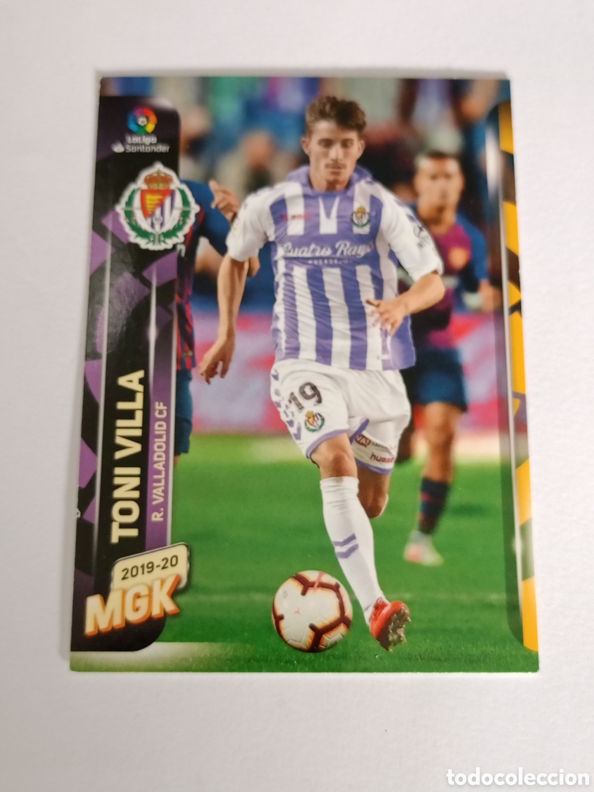Cromos de F&uacute;tbol: Cromo MEGACRAKS MGK 2019 2020 19/20 PANINI - VALLADOLID - TONI VILLA 338