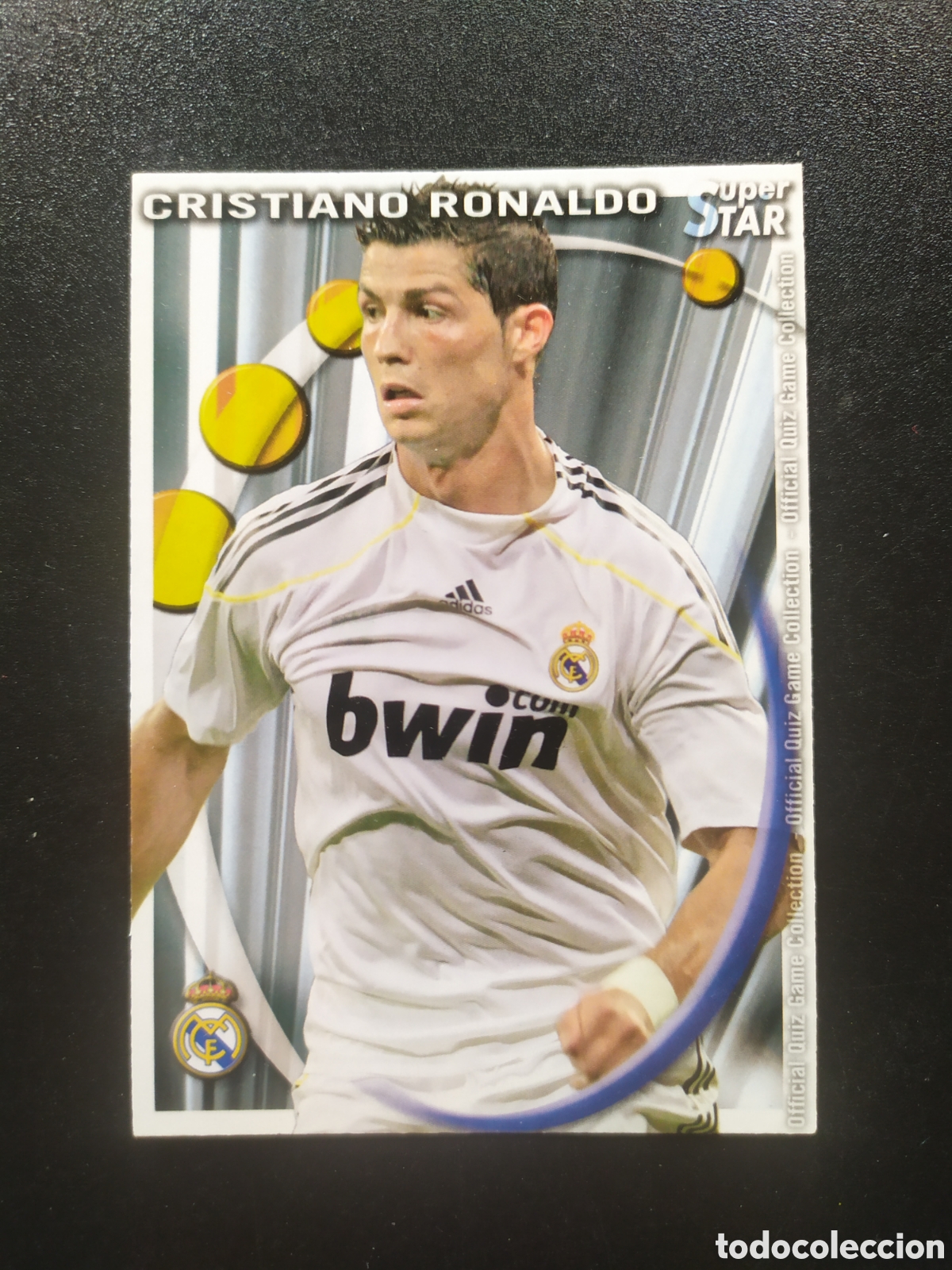 Cromos de F&uacute;tbol: Mundicromo fichas Liga 2010 2011 10 11 Cristiano Ronaldo superstar mate n&deg; 52 Real Madrid