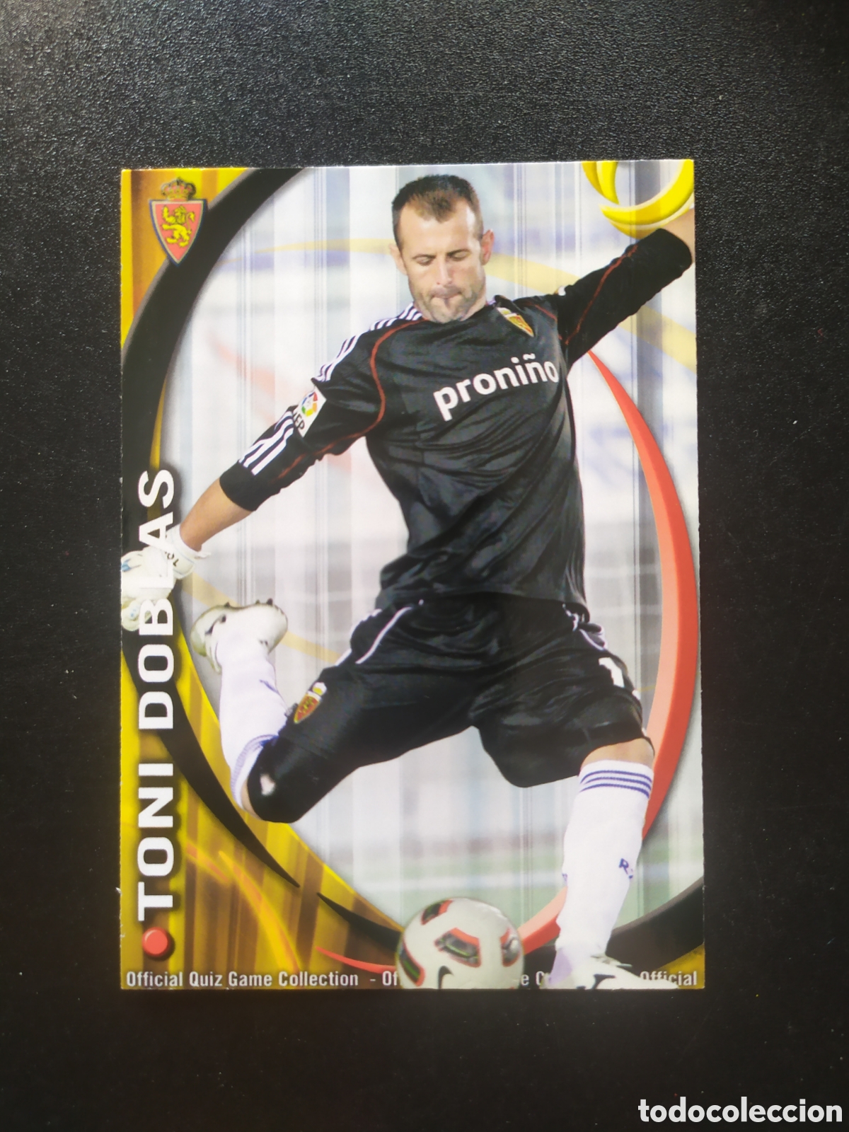 Cromos de F&uacute;tbol: Mundicromo fichas liga 2010 2011 10 11 Toni Doblas n&deg; 355 Real Zaragoza