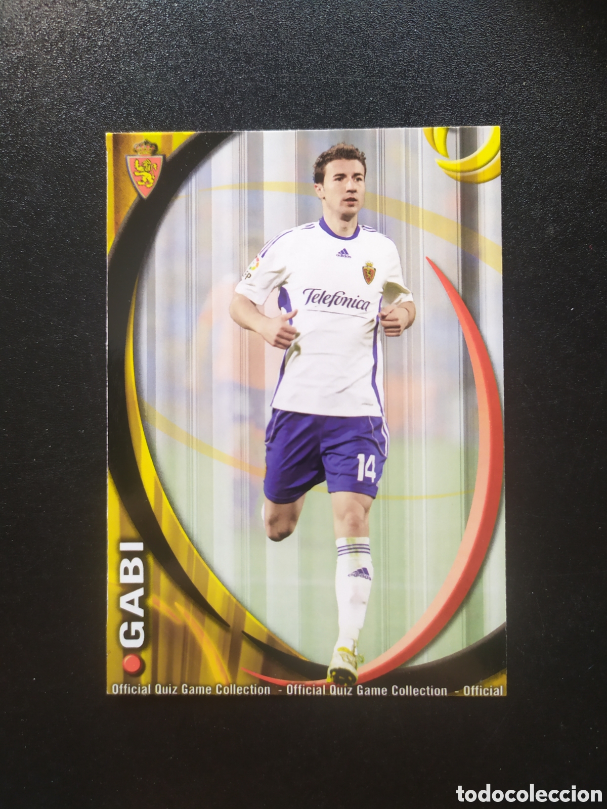 Cromos de F&uacute;tbol: Mundicromo fichas liga 2010 2011 10 11 Gabi n&deg; 367 Real Zaragoza
