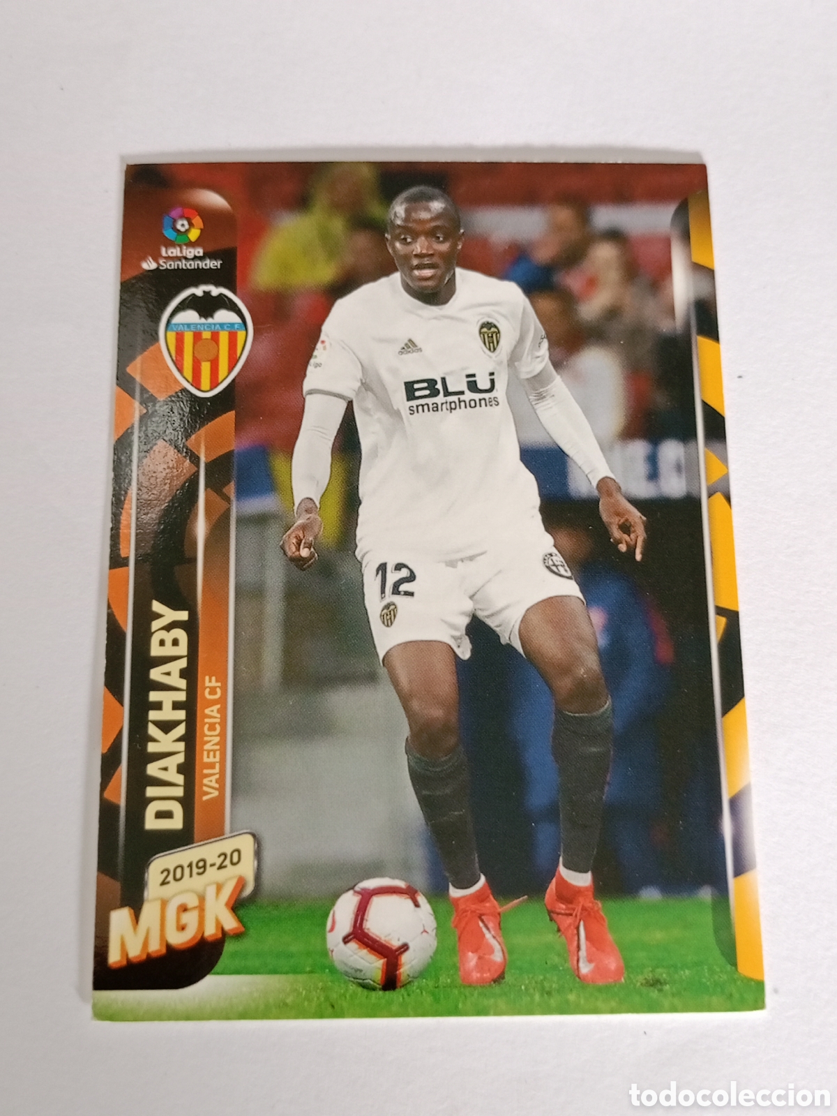 Cromos de F&uacute;tbol: 313 DIAKHABY. MGK 2019-20 LIGA 19-20 CARTA CROMO. MEGACRACK. BUEN ESTADO. PANINI