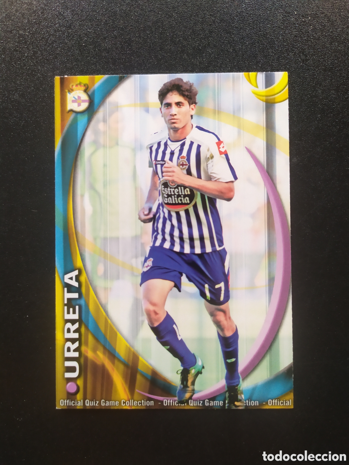 Cromos de F&uacute;tbol: Mundicromo fichas Liga 2010 2011 10 11 Urreta n&deg; 260 Deportivo Coru&ntilde;a