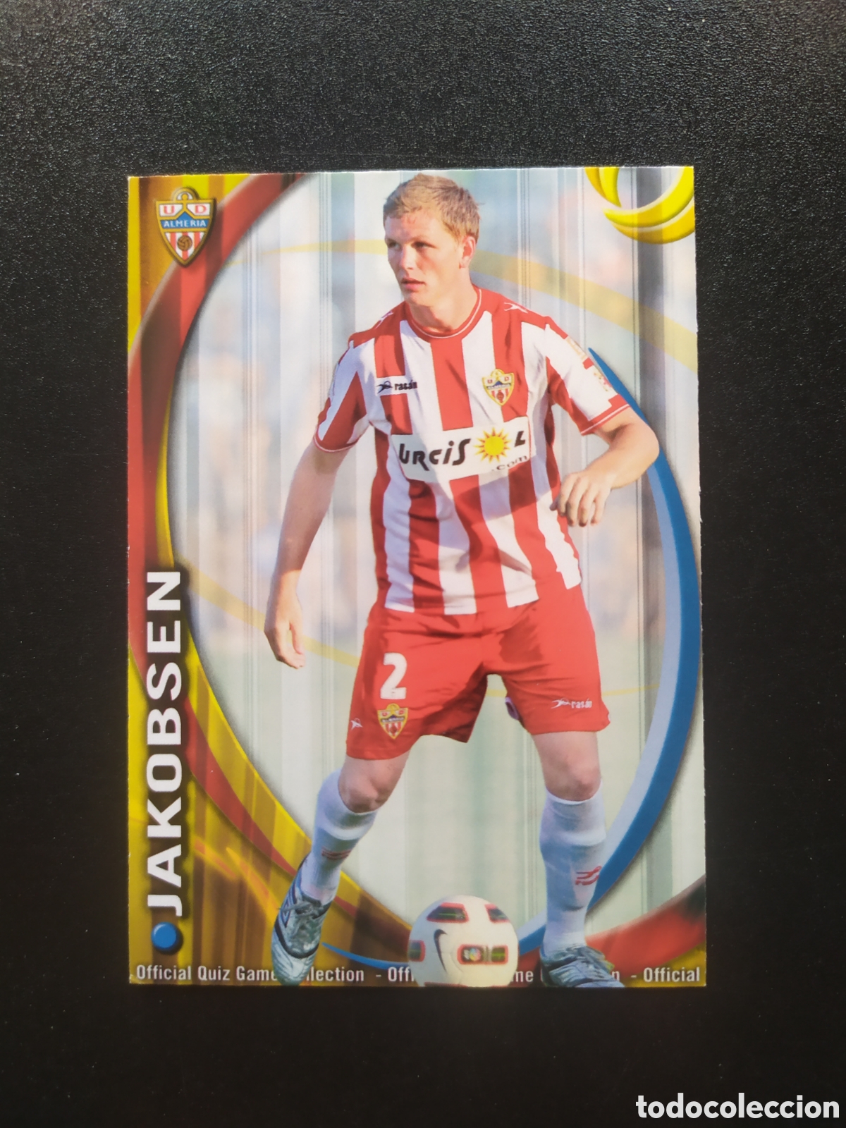 Cromos de F&uacute;tbol: Mundicromo fichas liga 2010 2011 10 11 Jakobsen n&deg; 332 Almer&iacute;a