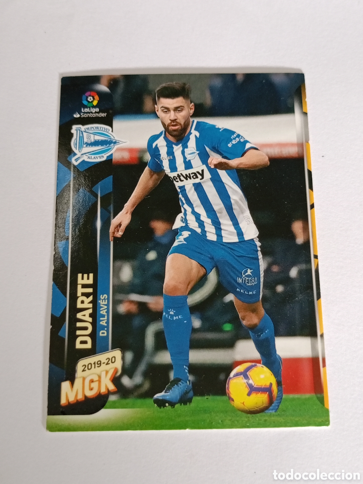 Cromos de F&uacute;tbol: DUARTE N&ordm; 9 (ALAV&Eacute;S) MEGACRACKS 2019 2020 19 20 PANINI CARD MEGA CRACKS MGK FICHA CROMO LFP