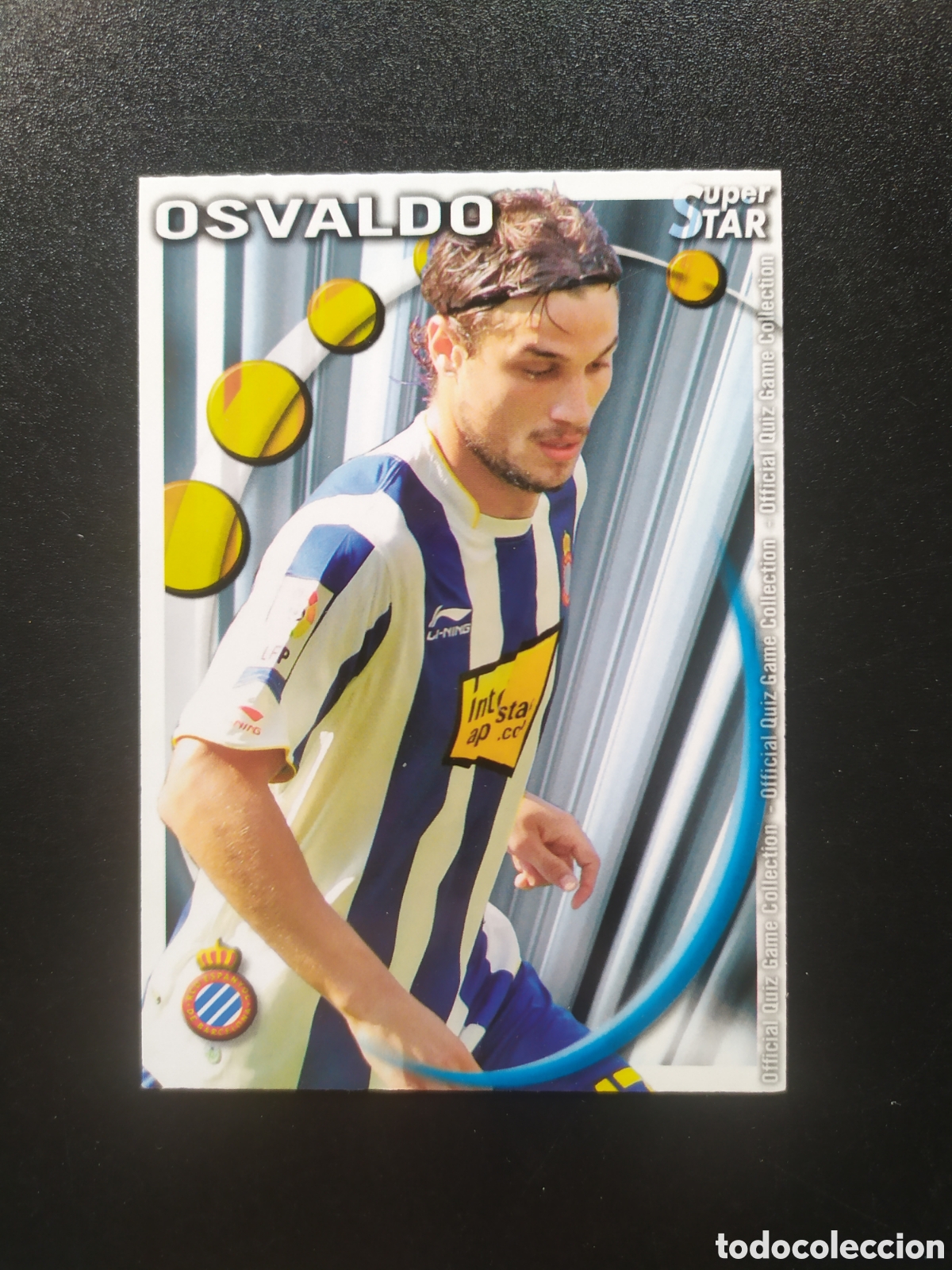 Cromos de F&uacute;tbol: Mundicromo fichas Liga 2010 2011 10 11 Osvaldo superstar mate n&deg; 297 Espanyol