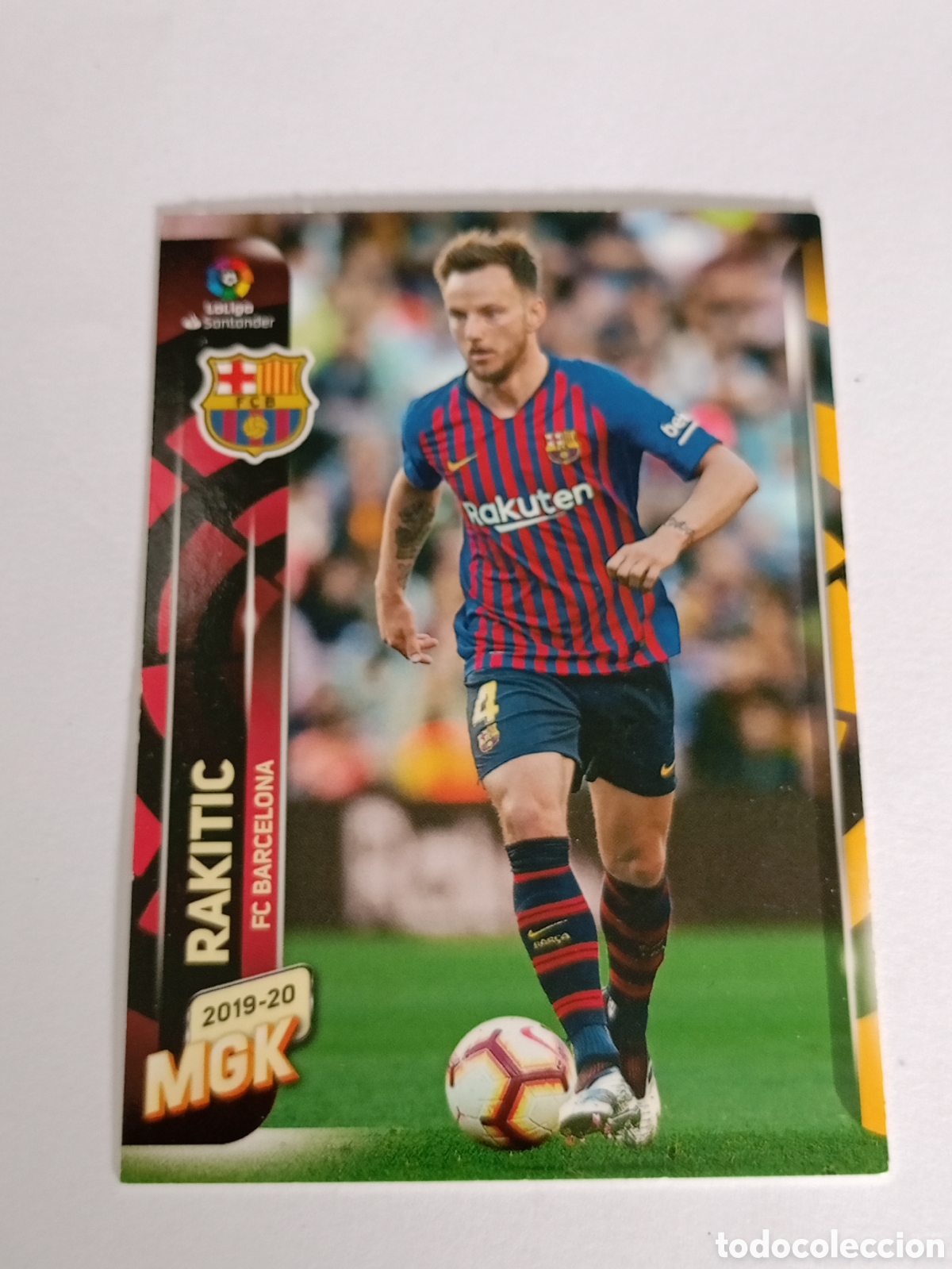 Cromos de F&uacute;tbol: MEGACRACKS 2019 2020 19 20. PANINI. RAKITIC N&ordm; 65 F.C BARCELONA
