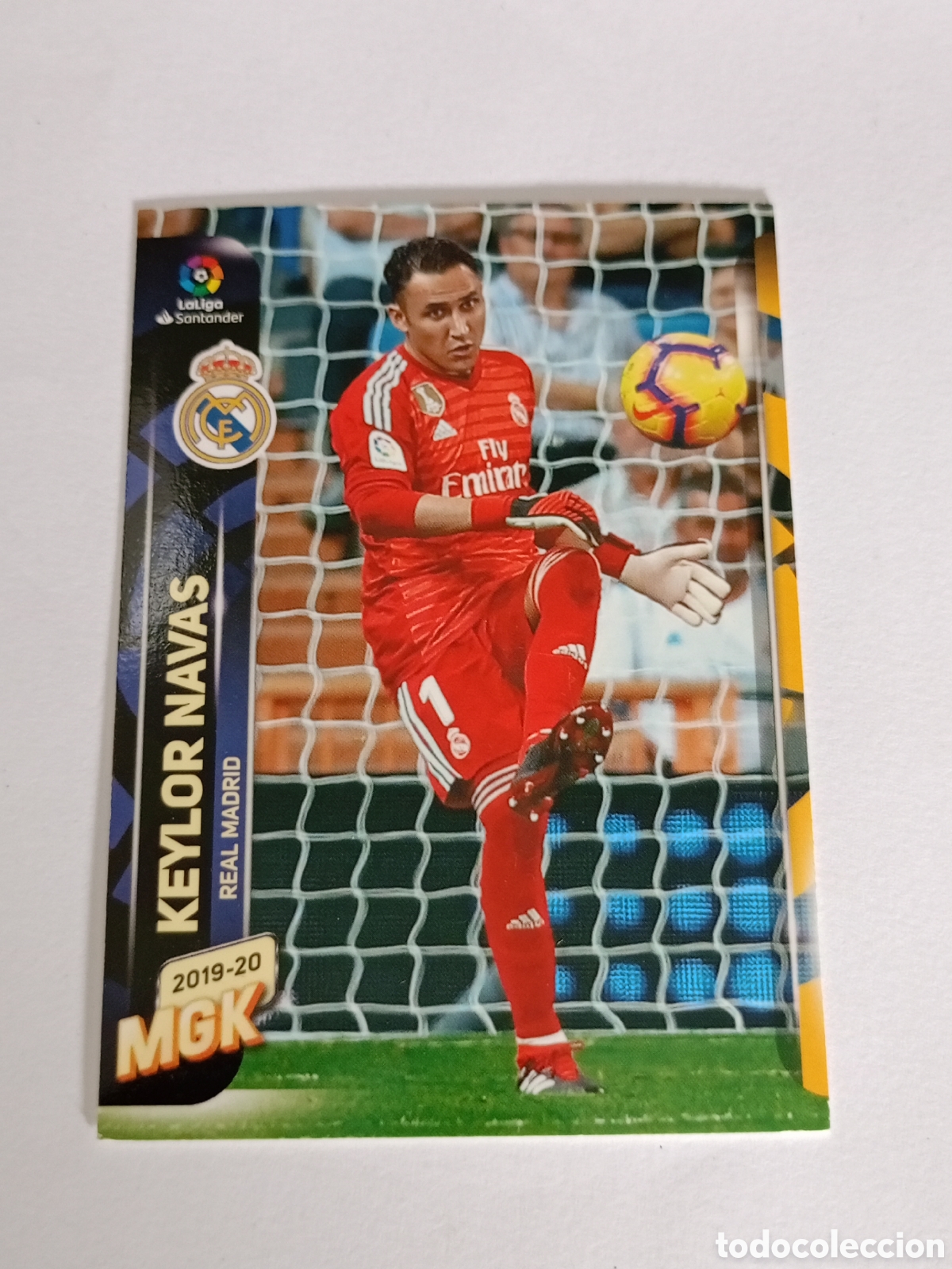 Cromos de f&uacute;tbol: KEYLOR NAVAS # 219 MGK MEGACRACKS 2019-20 REAL MADRID 19-20