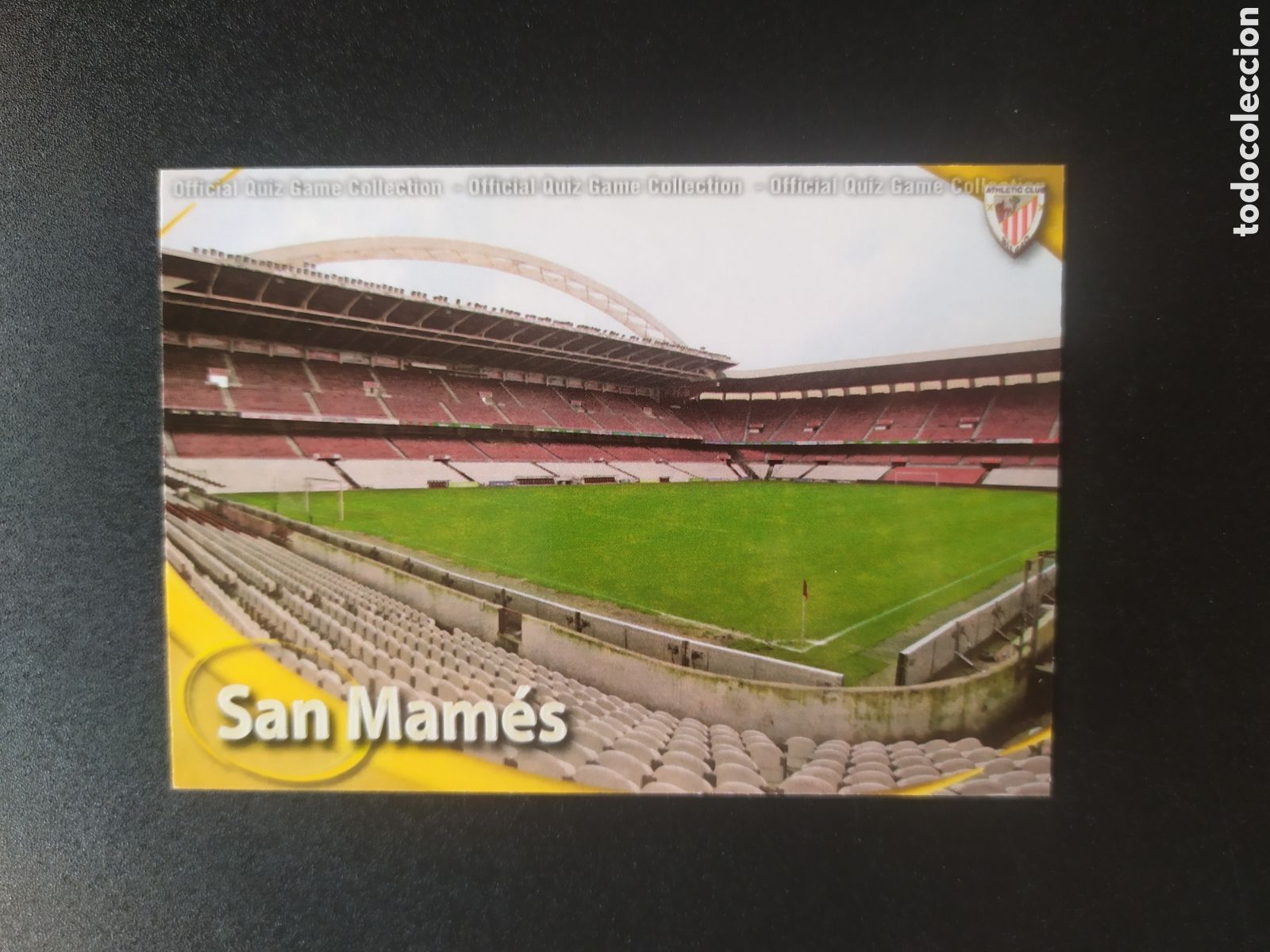 Figurine di Calcio: Mundicromo fichas liga 2010 2011 10 11 estadio San Mam&eacute;s mate n&deg; 191 Athletic Bilbao